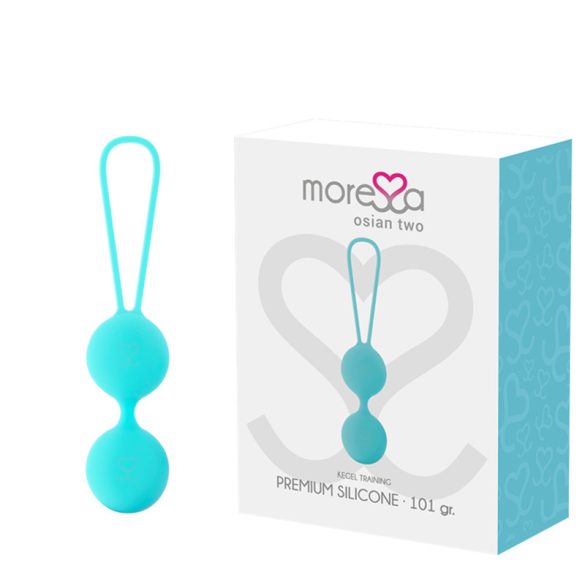 Moresa Osian Two – prémium, türkiz szilikon vibrátor