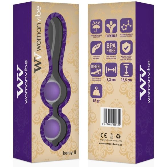 WOMANVIBE Keisy II – prémium szilikon intim golyók