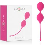 INTENSE - KISHA FIT prémium szilikon Kegel golyó fukszia
