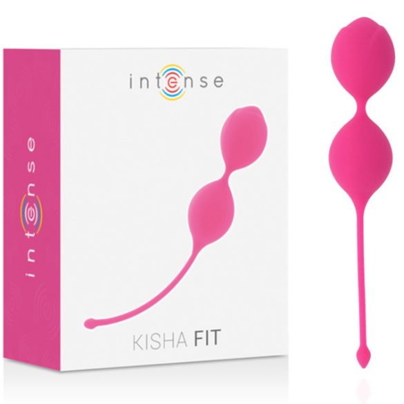 INTENSE - KISHA FIT prémium szilikon Kegel golyó fukszia