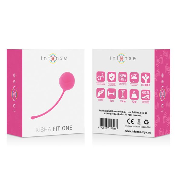 INTENSE Kisha Fit One – prémium szilikon Kegel tojás fuchsia