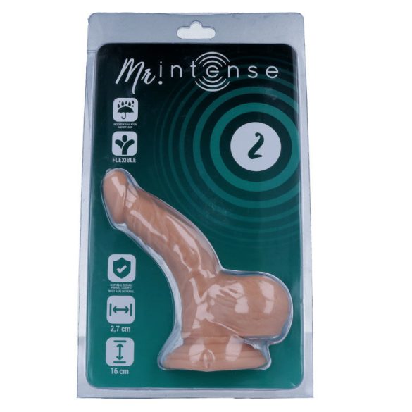 MR INTENSE - 16 cm realistikus pénisz vibrátor