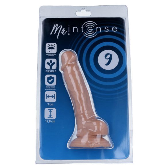 MR INTENSE - 17,8 cm élethű pénisz vibrátor