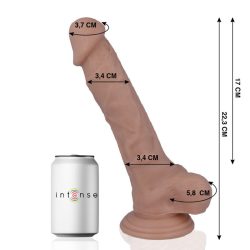 MR INTENSE - 28 cm élethű pénisz vibrátor