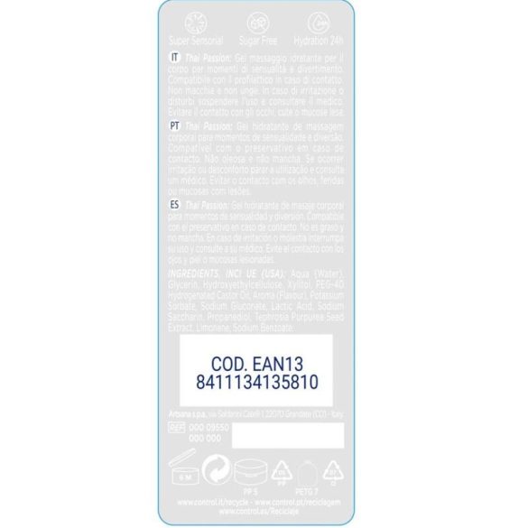 CONTROL – 2 az 1-ben masszázs és élvezet olaj 200 ml
