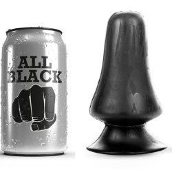 ALL BLACK – prémium anál dildó 12 cm
