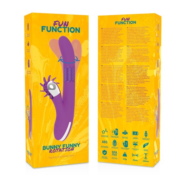 FUN FUNCTION - nyusziformájú forgó vibrátor 2.0