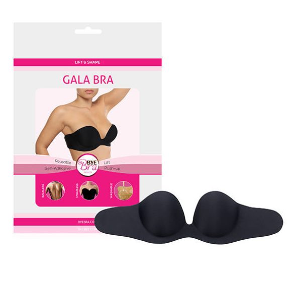 BYE-BRA GALA - elegáns fekete melltartó prémium kényelmmel