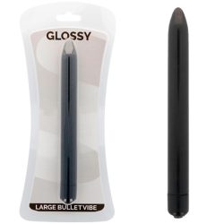 GLOSSY – karcsú, elegáns vibrátor fekete színben