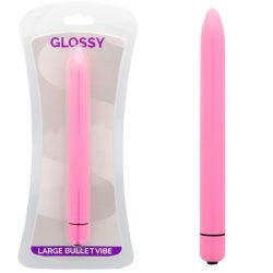 GLOSSY – karcsú vibrátor mély rózsaszínben