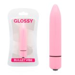 GLOSSY – vékony vibrátor mély rózsaszínben