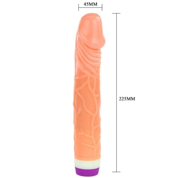 BAILE - reális érzetű vibrátor, 22,5 cm élvezet