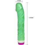 BAILE - 23 cm-es zöld vibrátor a gyönyör hullámaival