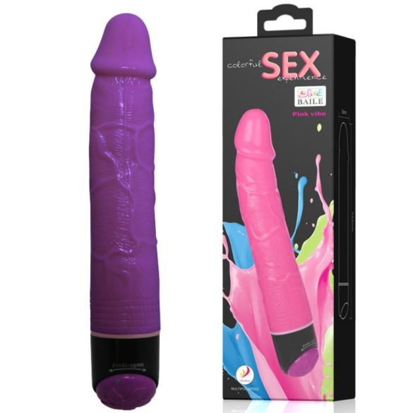 BAILE - színes, 23 cm-es réal vibrátor