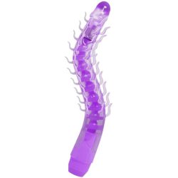   BAILE Flexi Vibe – hajlékony vibráló dildó, lilás 23,5 cm