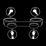 Fetish Submissive – prémium kötöző terpesztő rúd neopréne béléssel