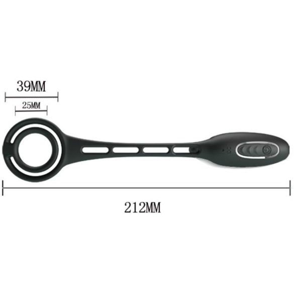 PRETTY LOVE – vibráló péniszgyűrűk kényeztető dugóval