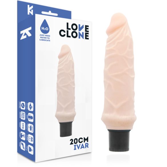 LOVECLONE IVAR – önkenő vibrátor 20 cm hosszú, 3.7 cm átmérőjű
