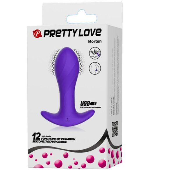PRETTY LOVE – lila anál vibrátor, érzéki felfedezéshez