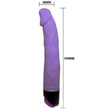 BAILE Adour Club – élethű 23 cm-es vibrátor lila színben