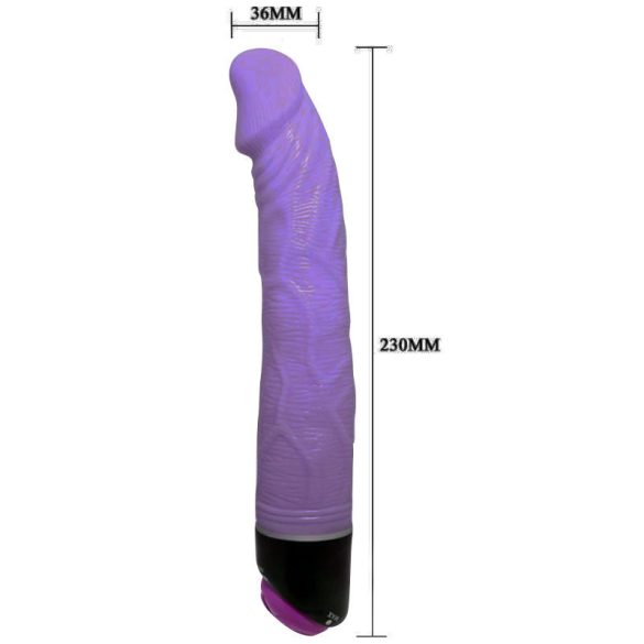 BAILE Adour Club – élethű 23 cm-es vibrátor lila színben