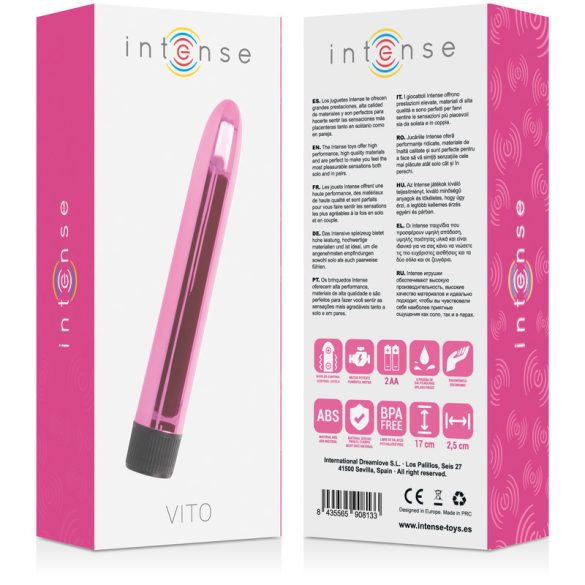 INTENSE - Vito vibrátor: prémium érzéki élmény rózsaszínben