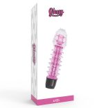 GLOSSY - prémium rózsaszín vibrátor érzéki élményekhez
