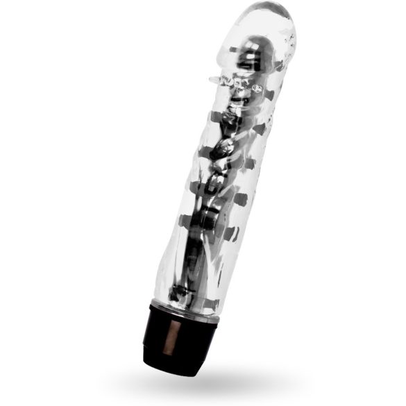 GLOSSY - prémium fekete vibrátor érzéki kényeztetéshez