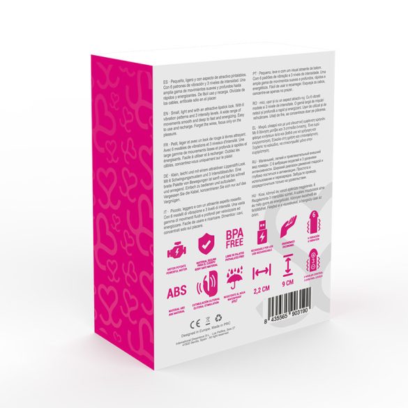 MORESSA Ivy – utazó vibrátor és csiklóizgató rózsaszínben