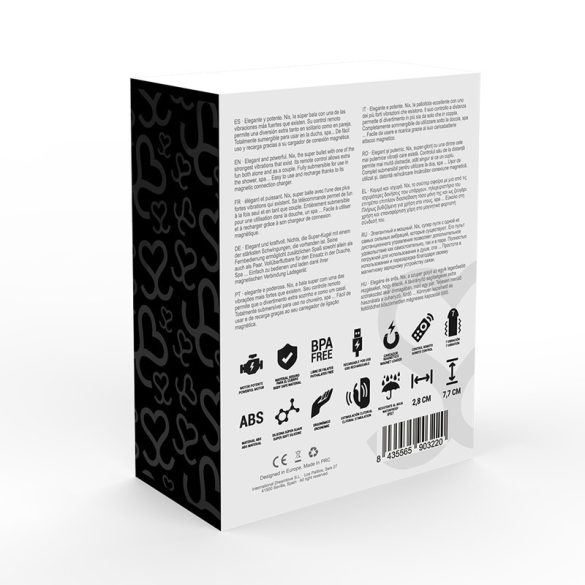 MORESSA NIX – távirányítós prémium vibrátor, fekete