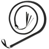 DARKNESS - prémium fekete bondage ostor 210 cm