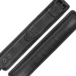 DARKNESS - állítható fekete bőr bilincsek