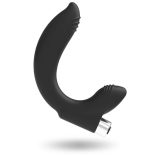 ADDICTED TOYS – újratölthető prosztata vibrátor, fekete