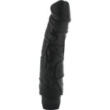 SEVEN CREATIONS – prémium fekete vibrátor 22 cm hosszú