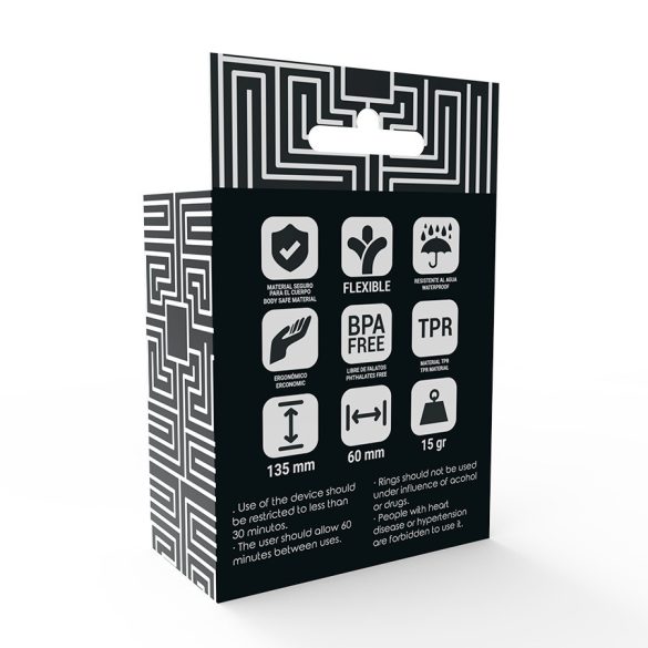 ADDICTED TOYS – átlátszó péniszgyűrű készlet