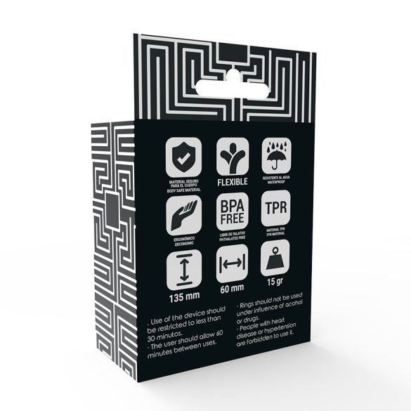 ADDICTED TOYS - átlátszó C-gyűrű készlet