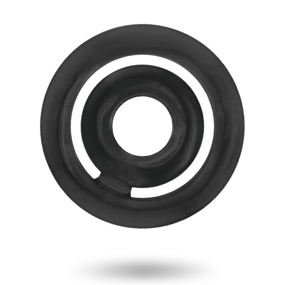 ADDICTED TOYS – Prémium fekete péniszgyűrű