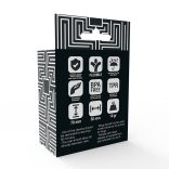 ADDICTED TOYS – Prémium fekete péniszgyűrű