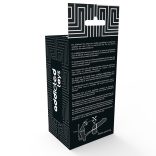 ADDICTED TOYS – fekete análplug dupla péniszgyűrűvel