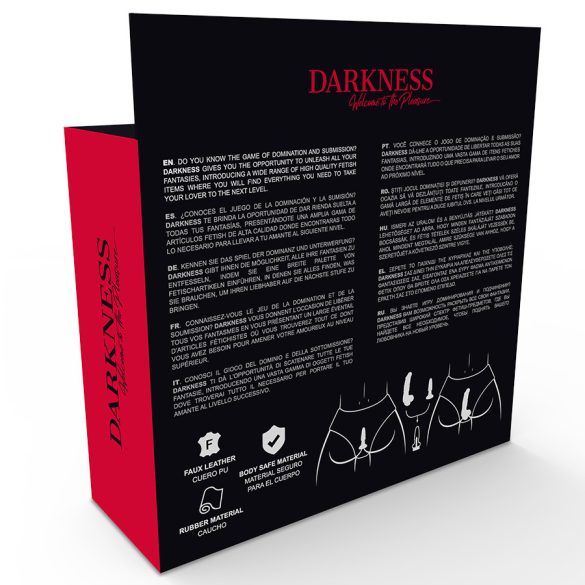 DARKNESS – csatlakoztatható dildós tanga prémium élményhez