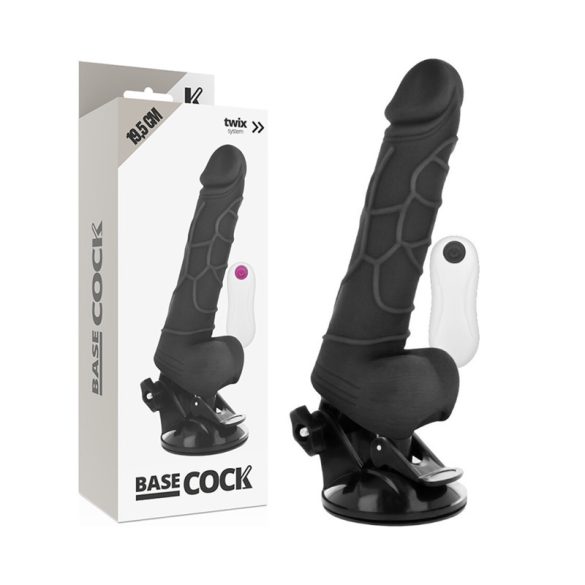 Basecock – valósághű vibrátor távirányítóval, 19,5 cm