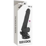 Basecock – valósághű vibrátor távirányítóval, 19,5 cm