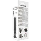 Basecock – valósághű vibrátor távirányítóval, 19,5 cm
