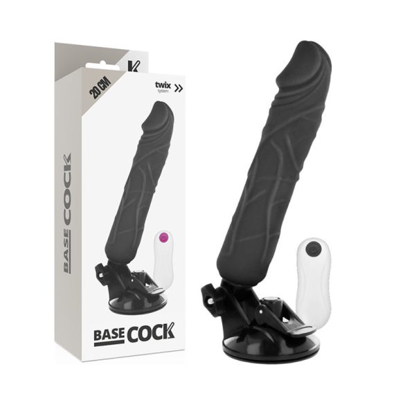 BASECOCK – valósághű vibrátor távirányítóval, 20 cm