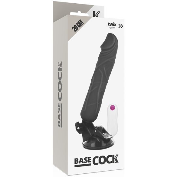 BASECOCK – valósághű vibrátor távirányítóval, 20 cm