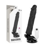 BASECOCK – realisztikus vibrátor távirányítóval, 21 cm