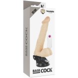 BASECOCK – valósághű, állítható távirányítós vibrátor 20 cm