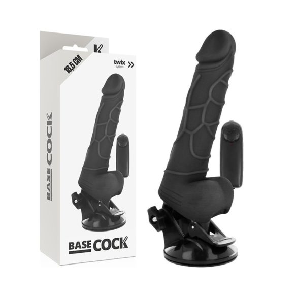 BASECOCK – valósághű vibrátor távirányítóval, 18,5 cm