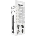 BASECOCK – valósághű vibrátor távirányítóval, 18,5 cm