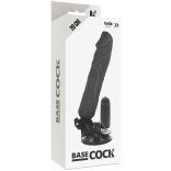 BASECOCK – valósághű vibrátor távirányítóval, 20 cm